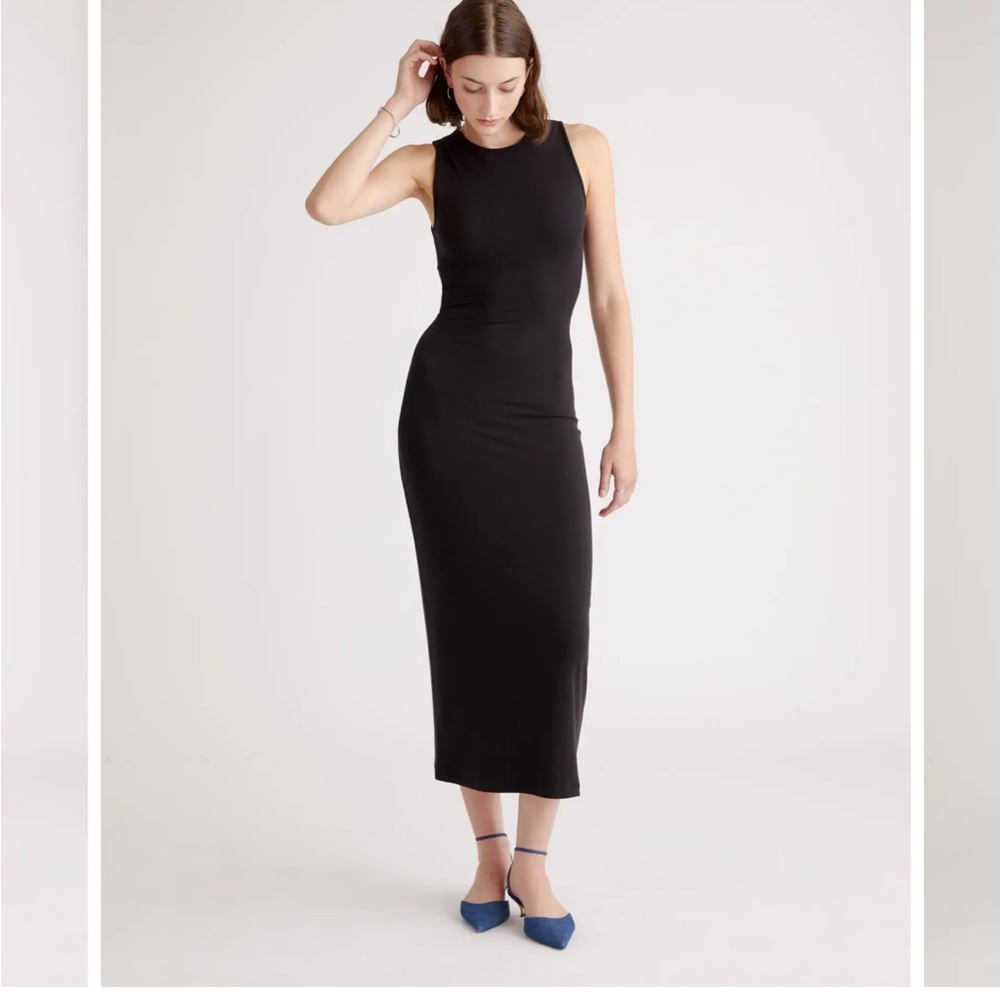 Quince Midi Ribbed Dress